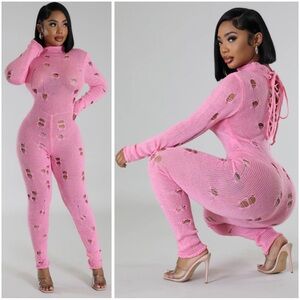 Pink Jumpsuit